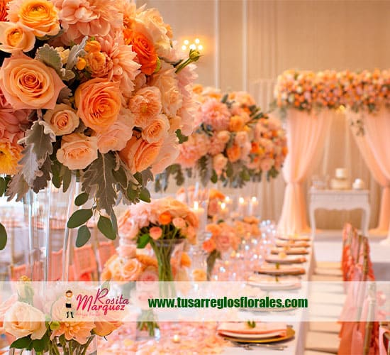 Peach Fuzz arreglos florales Peach Fuzz arreglos florales