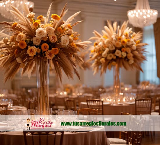 Tonos terrosos arreglos florales Tonos terrosos arreglos florales